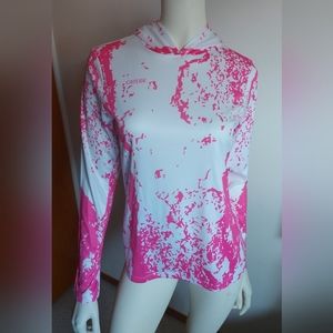 Pink & white shirt, NWT, size small